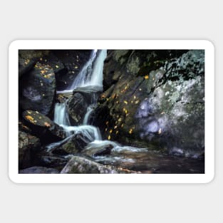 Cascading Falls Sticker